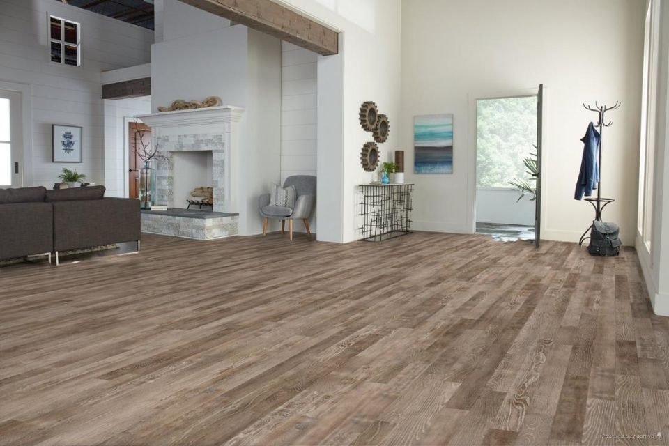 Farmhouse vinyl plank flooring 